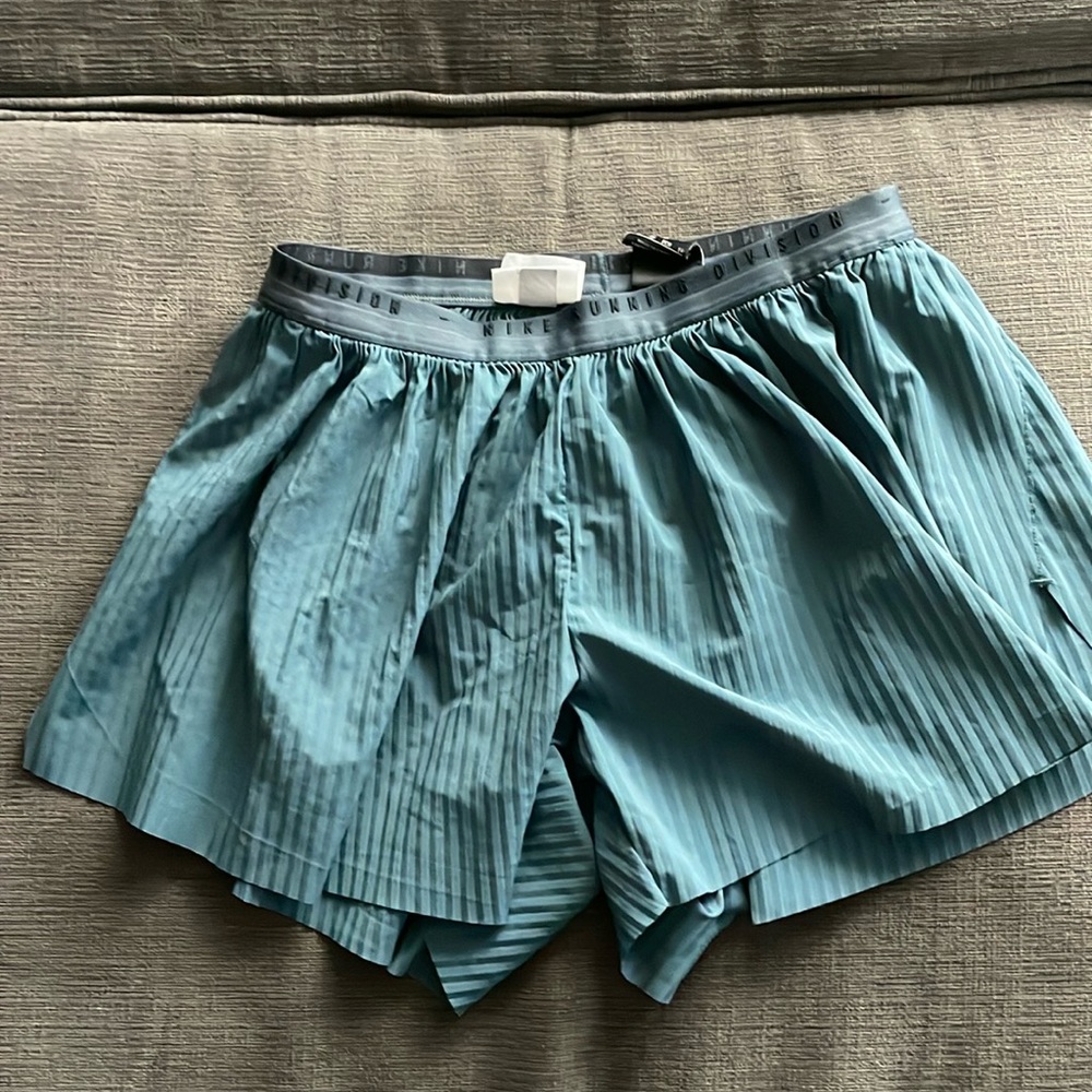 Nike Running Division pleated shorts